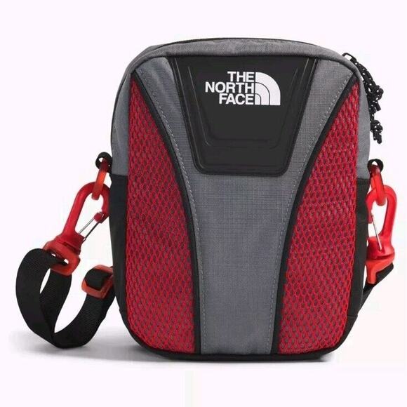 The North Face Y2K Shoulder Cross Body Bag One Size TNF Red Smoked Pearl NWT